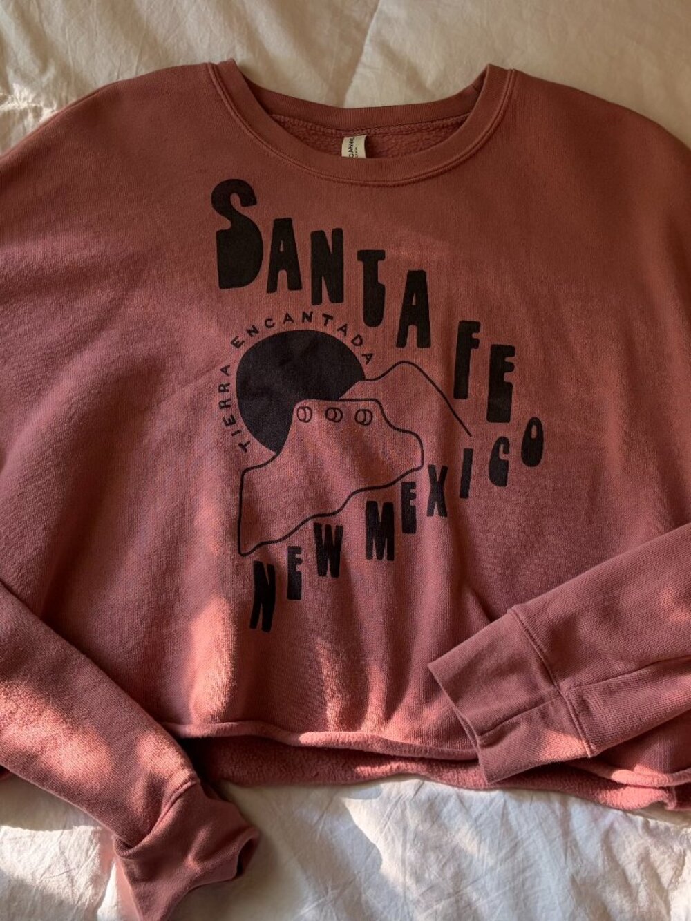Santa Fe Crop Sweatshirt, L
